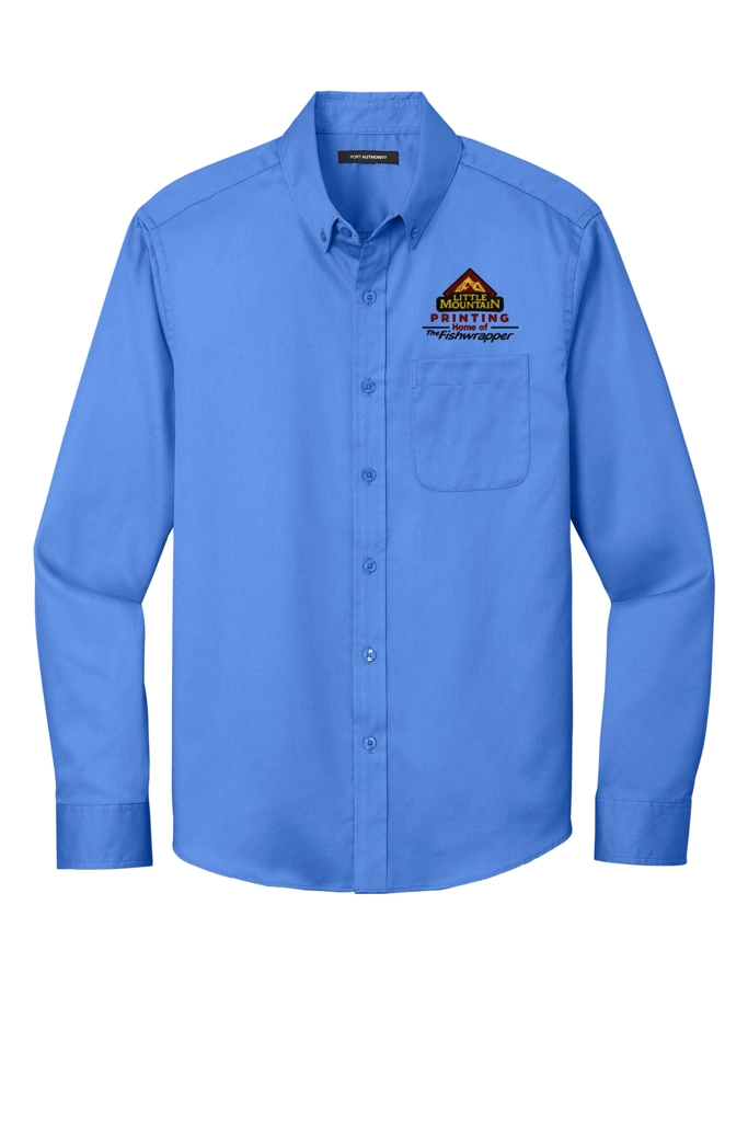 Variant Image for W808 - Port Authority® Long Sleeve SuperPro React™ Twill Shirt - Demo - 3 Color - Dark E - Website Company Apparel Management Demo