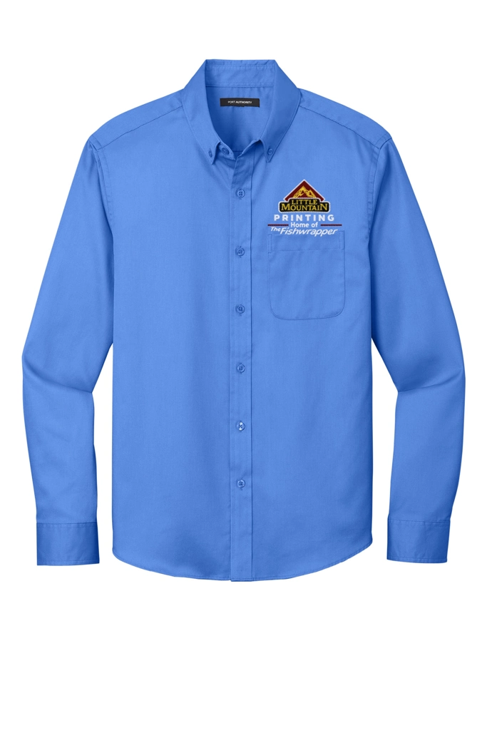 Variant Image for W808 - Port Authority® Long Sleeve SuperPro React™ Twill Shirt - Demo - 3 Color - Light E - Website Company Apparel Management Demo