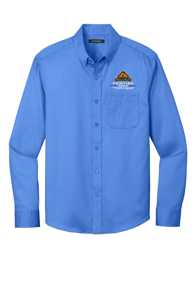 Variant Image for W808 - Port Authority® Long Sleeve SuperPro React™ Twill Shirt - Demo - 3 Color - Light E - Website Company Apparel Management Demo