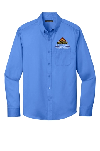 Variant Image for W808 - Port Authority® Long Sleeve SuperPro React™ Twill Shirt - Demo - 3 Color - Light E - Website Company Apparel Management Demo