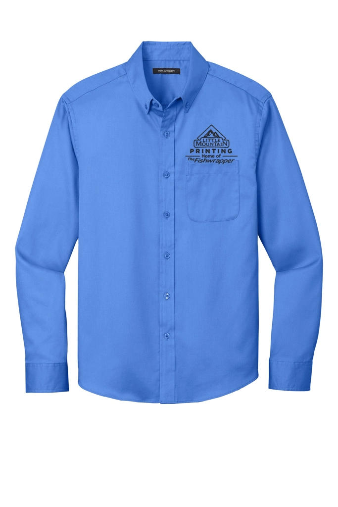 Variant Image for W808 - Port Authority® Long Sleeve SuperPro React™ Twill Shirt - Demo - 1 Color - Dark E - Website Company Apparel Management Demo