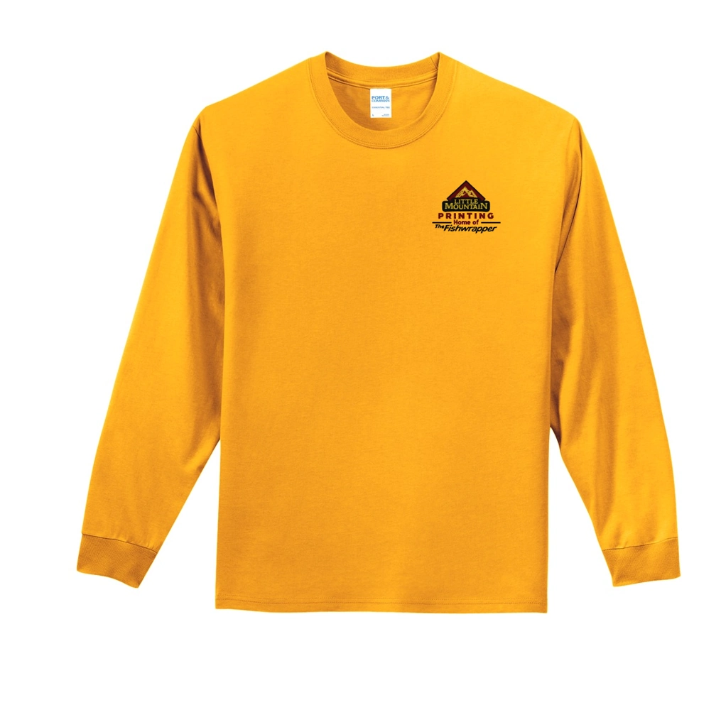 Variant Image for PC61LS - Port & Company® Long Sleeve Essential Tee - Demo - 3 Color - Dark E - Website Company Apparel Management Demo