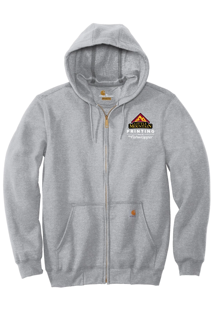 Variant Image for CTK122 - Carhartt® Midweight Hooded Zip-Front Sweatshirt - Demo - 3 Color - Light D - Website Company Apparel Management Demo