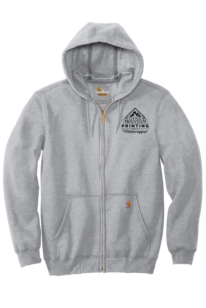Variant Image for CTK122 - Carhartt® Midweight Hooded Zip-Front Sweatshirt - Demo - 1 Color - Dark D - Website Company Apparel Management Demo