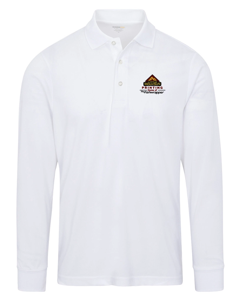 Variant Image for 88192 - CORE365 Men's Pinnacle Performance Long-Sleeve Piqué Polo - Demo - 3 Color - Dark E - Website Company Apparel Management Demo