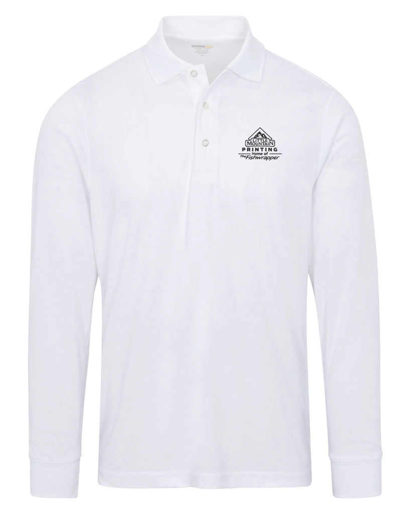 Variant Image for 88192 - CORE365 Men's Pinnacle Performance Long-Sleeve Piqué Polo - Demo - 1 Color - Dark E - Website Company Apparel Management Demo