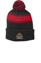 Variant Image for STC28 - Sport-Tek® - Stripe Pom Pom Beanie - Demo - 3 Color - Light E - Website Company Apparel Management Demo