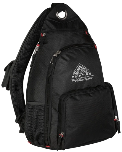 Variant Image for BG112 - Port Authority® Sling Pack - Demo - 1 Color - White E - Website Company Apparel Management Demo