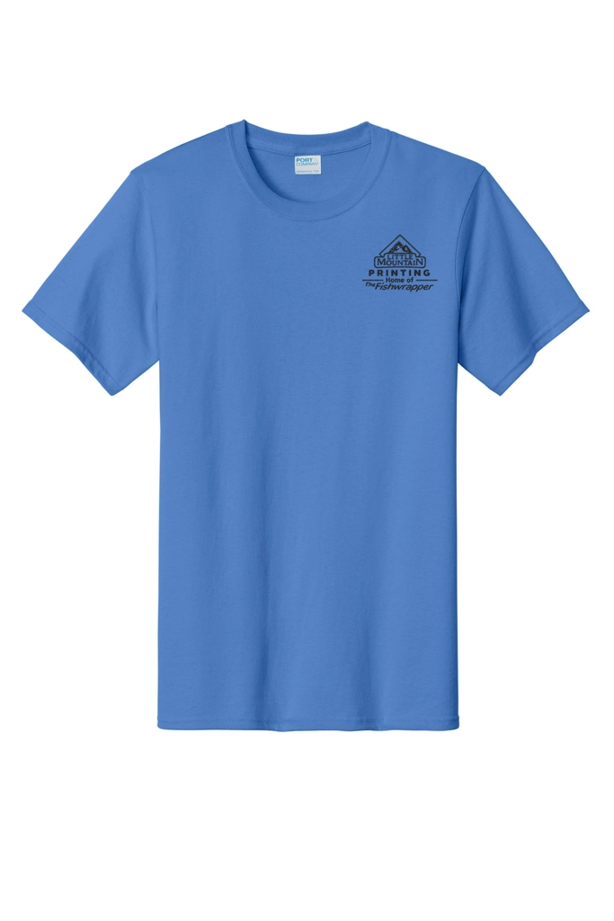 Variant Image for PC61T - Port & Company® Tall Essential Tee - Demo - 1 Color - Dark E - Website Company Apparel Management Demo