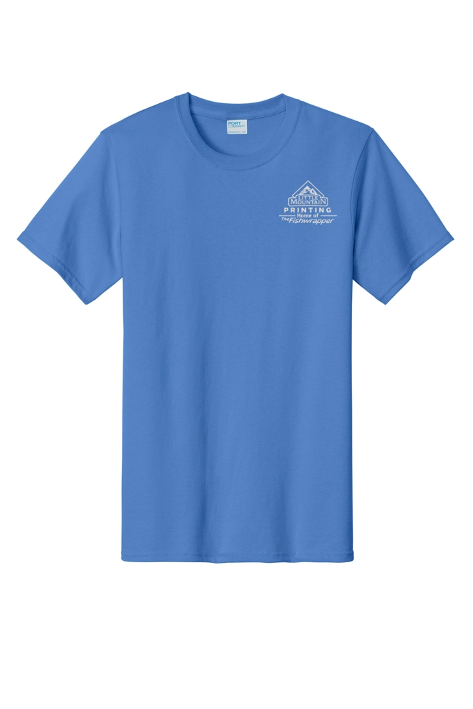 Variant Image for PC61T - Port & Company® Tall Essential Tee - Demo - 1 Color - White E - Website Company Apparel Management Demo