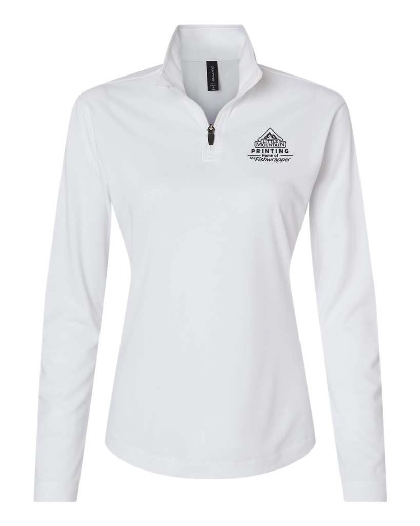Variant Image for 41870L - AllPro Women's Pro-Lock Performance Quarter-Zip Pullover - Demo - 1 Color - Dark E - Website Company Apparel Management Demo