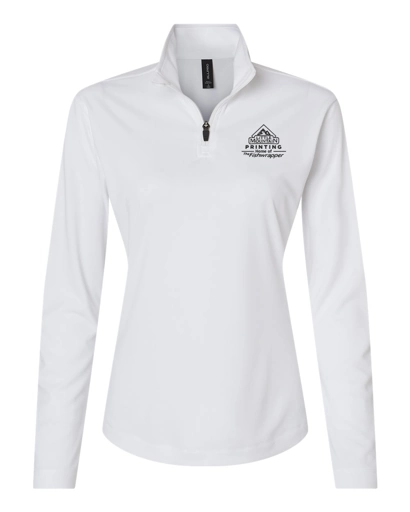 Variant Image for 41870L - AllPro Women's Pro-Lock Performance Quarter-Zip Pullover - Demo - 1 Color - Dark E - Website Company Apparel Management Demo