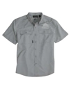 Variant Image for 4445 - DRI DUCK Men's Crossroad Woven Short Sleeve Shirt - Demo - 1 Color - White E - Website Company Apparel Management Demo