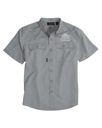 Variant Image for 4445 - DRI DUCK Men's Crossroad Woven Short Sleeve Shirt - Demo - Tone on Tone E - Website Company Apparel Management Demo