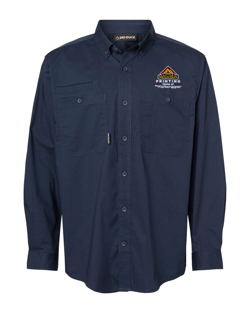 Variant Image for 4450 - DRI DUCK Men's Craftsman Woven Shirt - Demo - 3 Color - Light E - Website Company Apparel Management Demo