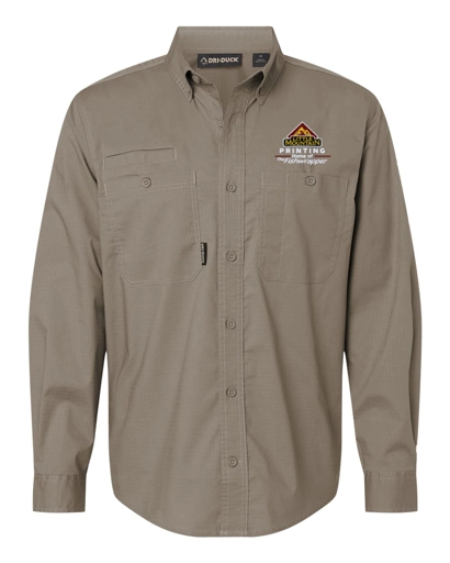 Variant Image for 4450T - DRI DUCK Men's Craftsman Woven Shirt - Demo - 3 Color - Light E - Website Company Apparel Management Demo