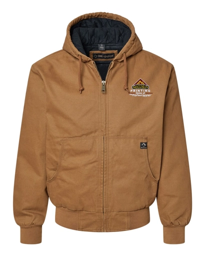 Variant Image for 5020 - DRI DUCK Men's Cheyenne Boulder Cloth™ Hooded Jacket with Tricot Quilt Lining - Demo - 3 Color - Light E - Website Company Apparel Management Demo