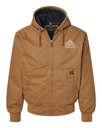 Variant Image for 5020 - DRI DUCK Men's Cheyenne Boulder Cloth™ Hooded Jacket with Tricot Quilt Lining - Demo - Tone on Tone E - Website Company Apparel Management Demo