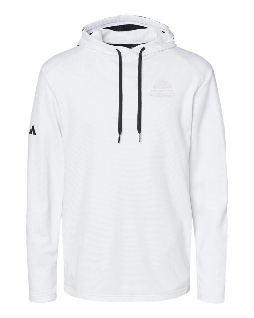 Variant Image for A530 - Adidas Men's Textured Mixed Media Hooded Sweatshirt  - Demo - Tone on Tone E - Website Company Apparel Management Demo