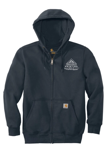Variant Image for CT100614 - Carhartt® Rain Defender® Paxton Heavyweight Hooded Zip-Front Sweatshirt - Demo - 1 Color - White E - Website Company Apparel Management Demo