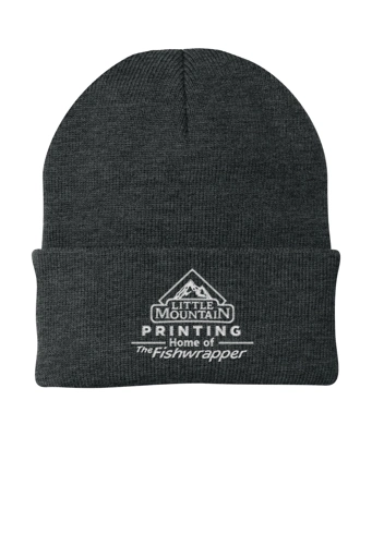 Variant Image for CP90 - Port & Co™ Knit Cap - Demo - 1 Color - White E - Website Company Apparel Management Demo