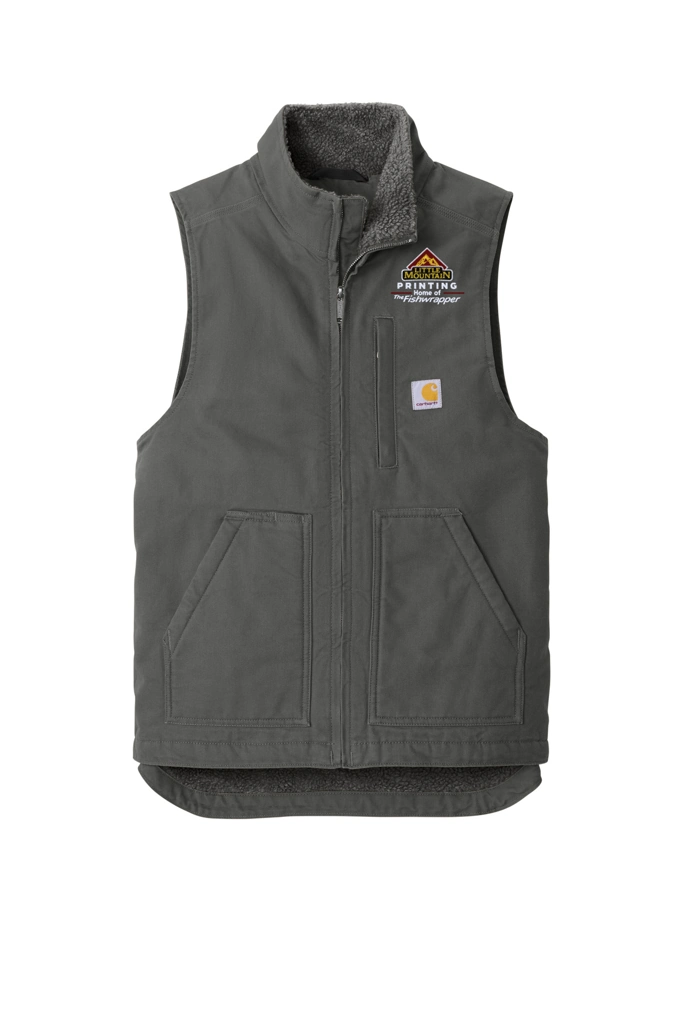 Variant Image for CT104277 - Carhartt® Sherpa-Lined Mock Neck Vest - Demo - 3 Color - Light E - Website Company Apparel Management Demo