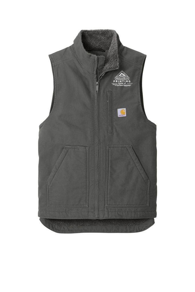 Variant Image for CT104277 - Carhartt® Sherpa-Lined Mock Neck Vest - Demo - Tone on Tone E - Website Company Apparel Management Demo