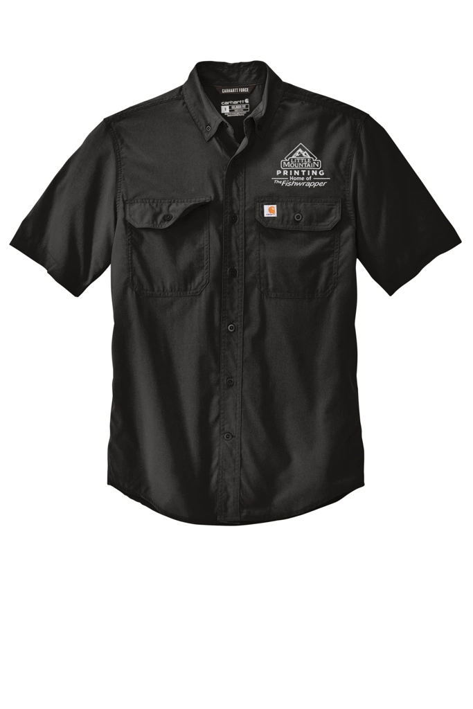 Variant Image for CT105292  - Carhartt Force® Solid Short Sleeve Shirt - Demo - 1 Color - White E - Website Company Apparel Management Demo