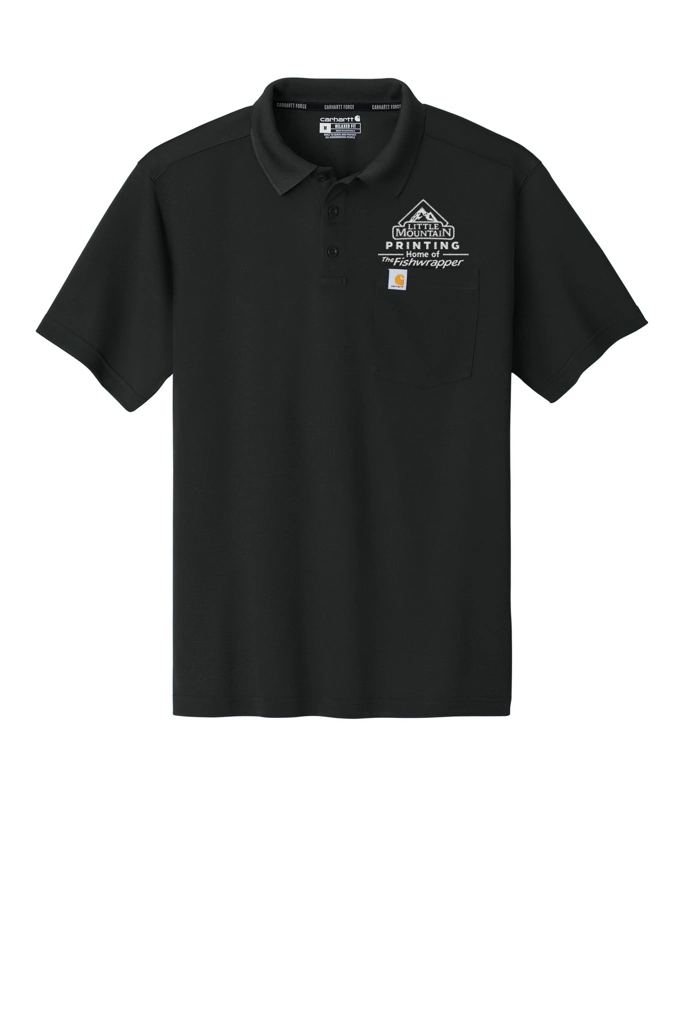 Variant Image for CT106880  - Carhartt Force® Snag-Resistant Pocket Polo - Demo - 1 Color - White E - Website Company Apparel Management Demo