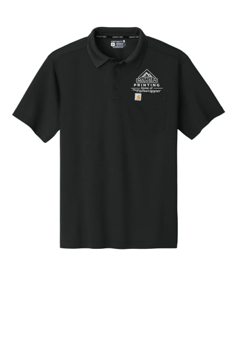 Variant Image for CT106880  - Carhartt Force® Snag-Resistant Pocket Polo - Demo - 1 Color - White E - Website Company Apparel Management Demo