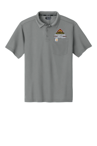 Variant Image for CT106880  - Carhartt Force® Snag-Resistant Pocket Polo - Demo - 3 Color - Light E - Website Company Apparel Management Demo
