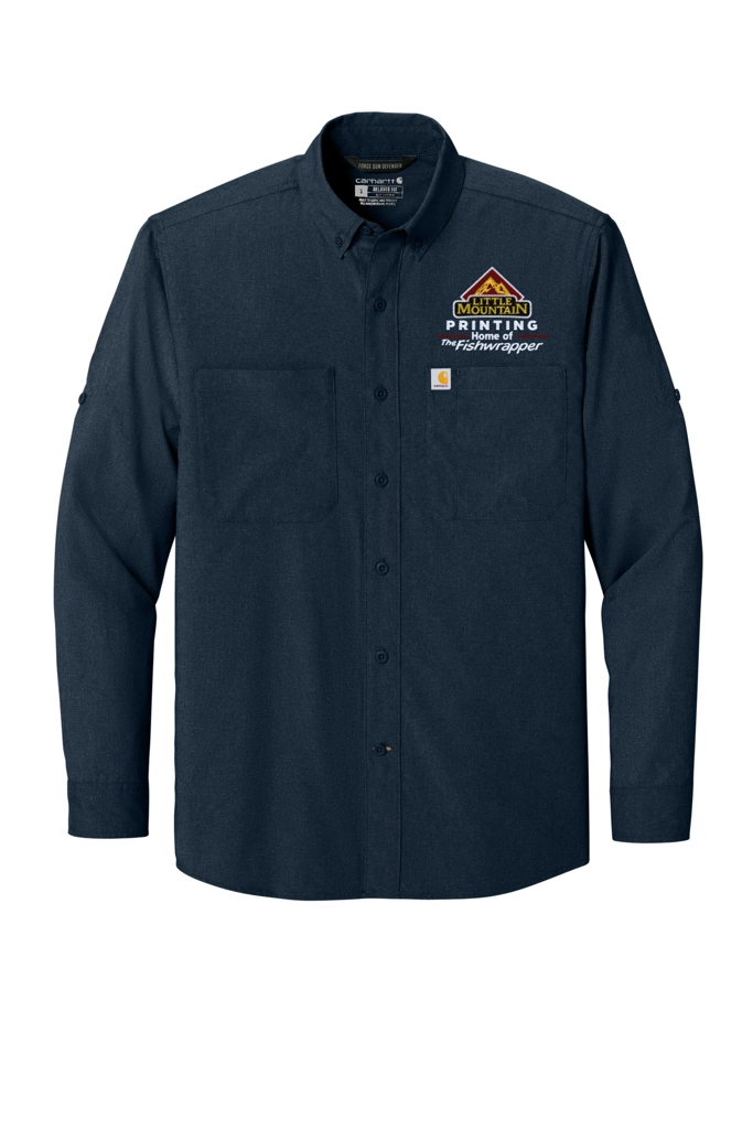 Variant Image for CT107106 - Carhartt Force® Sun Defender™ Long Sleeve Shirt - Demo - 3 Color - Light E - Website Company Apparel Management Demo