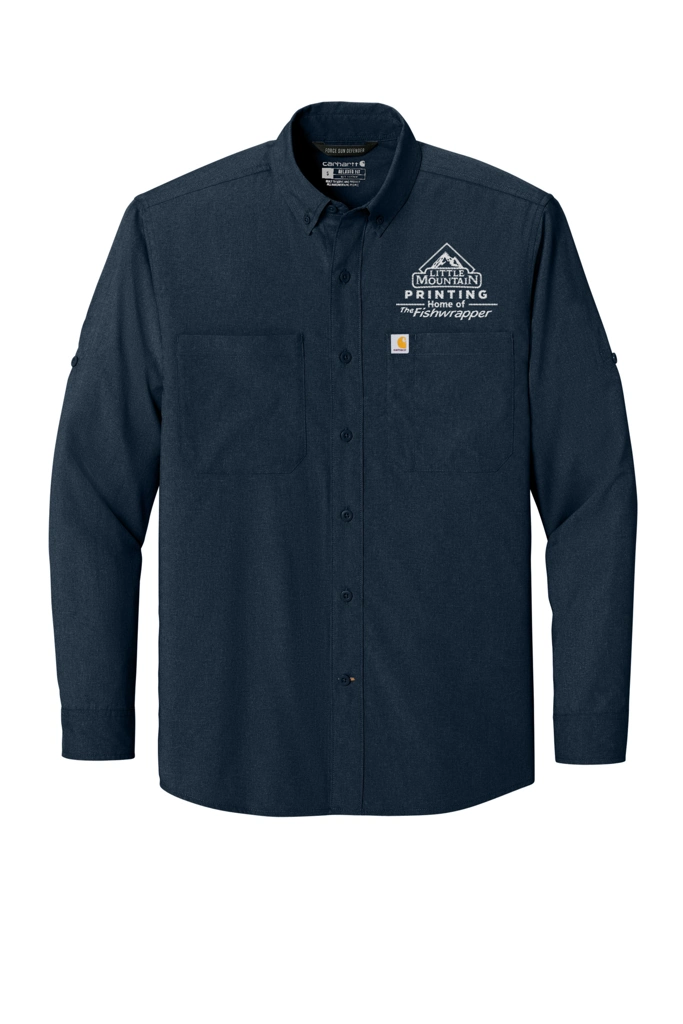 Variant Image for CT107106 - Carhartt Force® Sun Defender™ Long Sleeve Shirt - Demo - 1 Color - White E - Website Company Apparel Management Demo