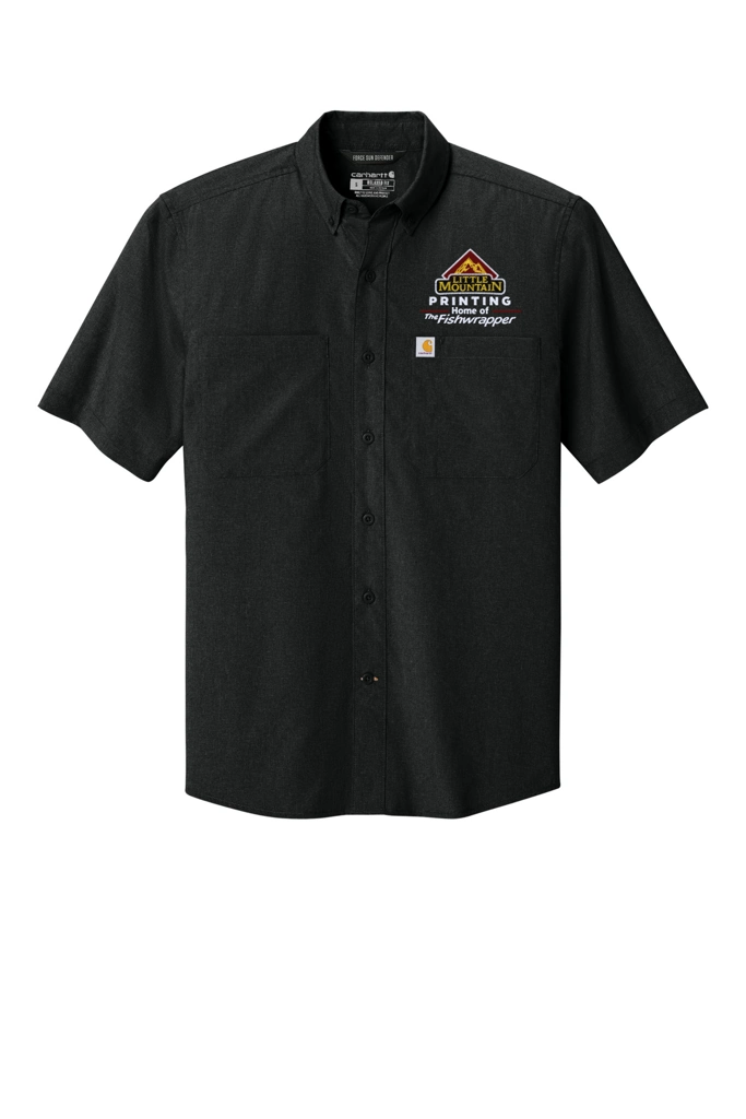 Variant Image for CT107107 - Carhartt Force® Sun Defender™ Short Sleeve Shirt - Demo - 3 Color - Light E - Website Company Apparel Management Demo