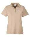 Variant Image for CE112W  - CORE365 Ladies' Fusion ChromaSoft™ Pique Polo - Demo - 1 Color - White E - Website Company Apparel Management Demo