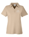 Variant Image for CE112W  - CORE365 Ladies' Fusion ChromaSoft™ Pique Polo - Demo - Tone on Tone E - Website Company Apparel Management Demo