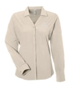 Variant Image for CE510LW  - CORE365 Ladies' Ultra UVP® Long-Sleeve Marina Shirt - Demo - Tone on Tone E - Website Company Apparel Management Demo