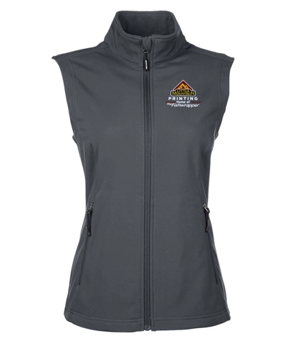 Variant Image for CE701W  - CORE365 Ladies' Cruise Two-Layer Fleece Bonded Soft Shell Vest - Demo - 3 Color - Light E - Website Company Apparel Management Demo