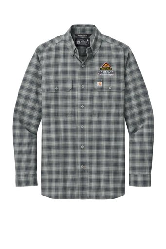 Variant Image for CT107109 - Carhartt® Rugged Flex® Plaid Long Sleeve Shirt - Demo - 3 Color - Light E - Website Company Apparel Management Demo