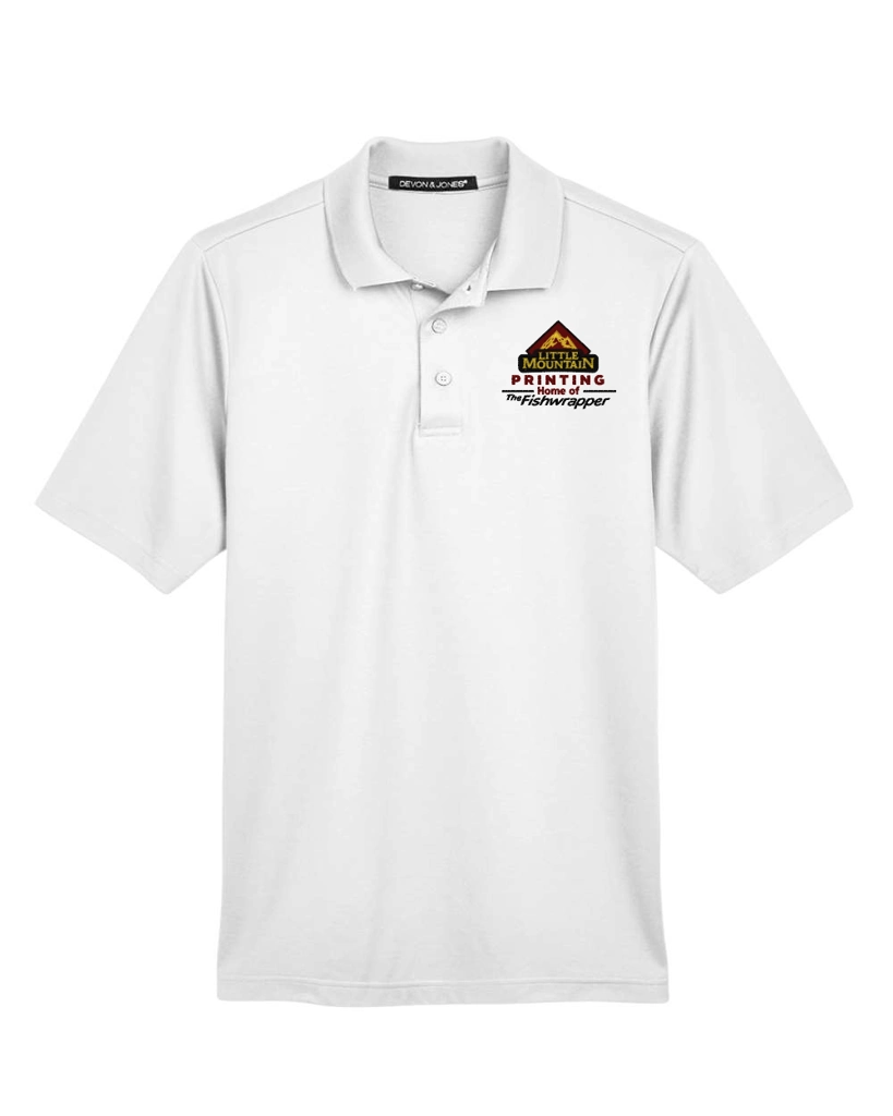 Variant Image for DG20 - Devon & Jones Men's CrownLux Performance® Plaited Polo - Demo - 3 Color - Dark E - Website Company Apparel Management Demo