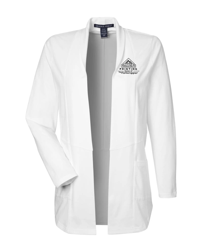 Variant Image for DP125W  - Devon & Jones Ladies' Raleigh Stretch Cardigan - Demo - 1 Color - Dark E - Website Company Apparel Management Demo