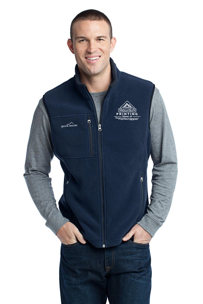 Variant Image for EB204 - Eddie Bauer® - Fleece Vest - Demo - Tone on Tone E - Website Company Apparel Management Demo