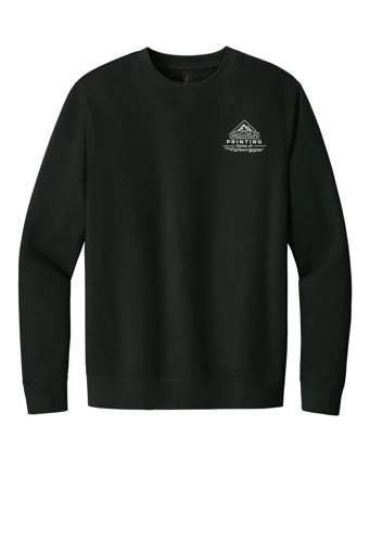 Variant Image for DT6104 - District® V.I.T.™Fleece Crew - Demo - 1 Color - White E - Website Company Apparel Management Demo