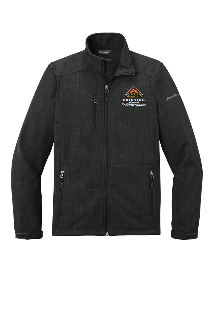 Variant Image for EB532 - Eddie Bauer® Shaded Crosshatch Soft Shell Jacket. - Demo - 3 Color - Light E - Website Company Apparel Management Demo