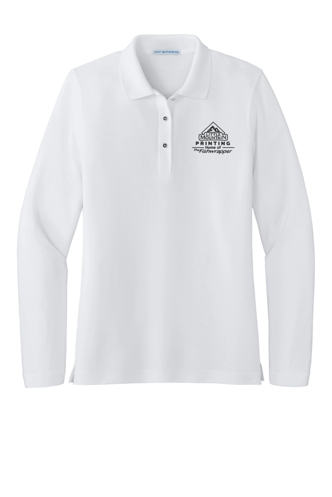 Variant Image for L500LS  - Port Authority® Women's Silk Touch™ Long Sleeve Polo - Demo - 1 Color - Dark E - Website Company Apparel Management Demo