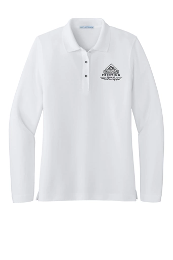 Variant Image for L500LS  - Port Authority® Women's Silk Touch™ Long Sleeve Polo - Demo - 1 Color - Dark E - Website Company Apparel Management Demo