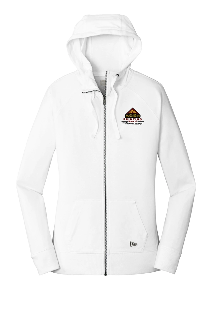 Variant Image for LNEA122  - New Era® Women's Sueded Cotton Blend Full-Zip Hoodie - Demo - 3 Color - Dark E - Website Company Apparel Management Demo