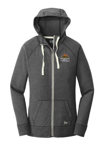 Variant Image for LNEA122  - New Era® Women's Sueded Cotton Blend Full-Zip Hoodie - Demo - 3 Color - Light E - Website Company Apparel Management Demo