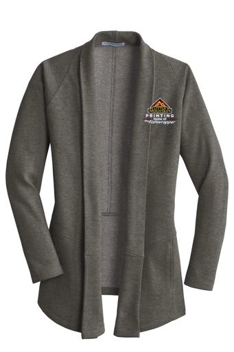 Variant Image for L807 - Port Authority® Ladies Interlock Cardigan. - Demo - 3 Color - Light E - Website Company Apparel Management Demo