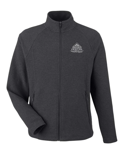 Variant Image for NE727 - North End Men's Spirit Textured Full-Zip - Demo - 1 Color - White E - Website Company Apparel Management Demo
